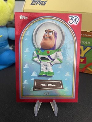 Toy Story 30th Anniversary Mini Buzz card 04/05