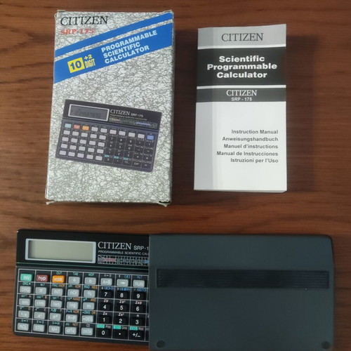 Citizen Scientific Programmable Calculator new with 12 programs
