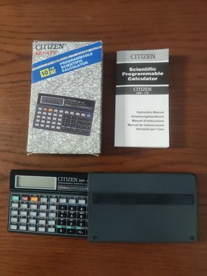 Citizen Scientific Programmable Calculator new with 12 programs
