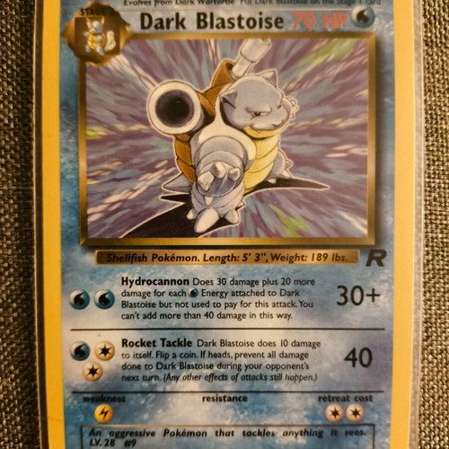 Dark Blastoise Pokemon card like new -  50,00 - Vendora.cy