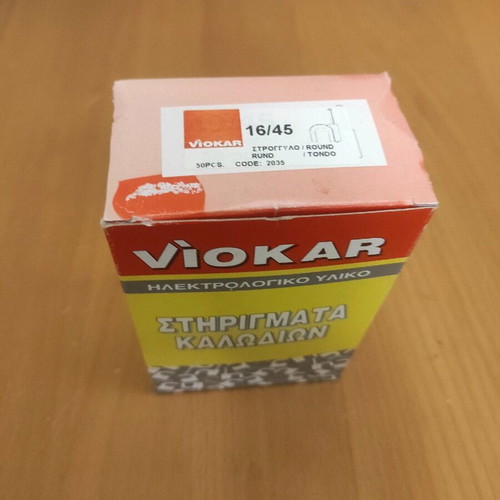 Viokar Cable Staples Roka 16/45 new, pack of 50