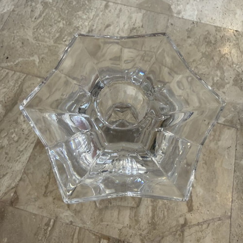 Classic Bohemian crystal candlesticks new