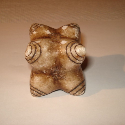 Chumpi carved natural stone from Peru used for important ceremonies