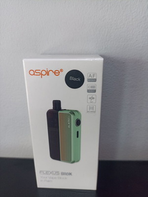 Aspire Flexus Blok Pod kit καινούργιο, μαύρο