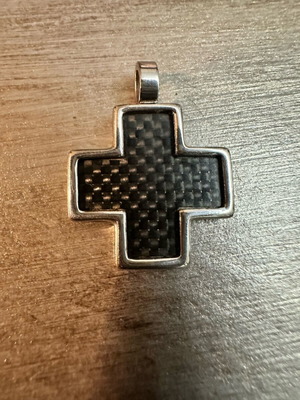 Visetti cross unisex with black onyx like new
