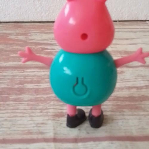 Peppa Pig Daddy Figure used with laser light