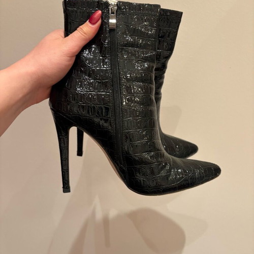 Public Desire ankle boots used, black, size 38, 10cm heel