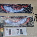 LED Matrix Panels Devil Eye New, 2 pcs, programmable with app and remote