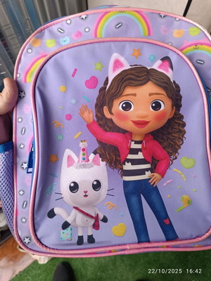 Children's bag for girl used, moderate condition