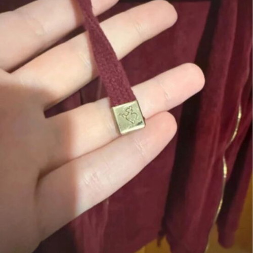 SugarFree hoodie used, red, size M