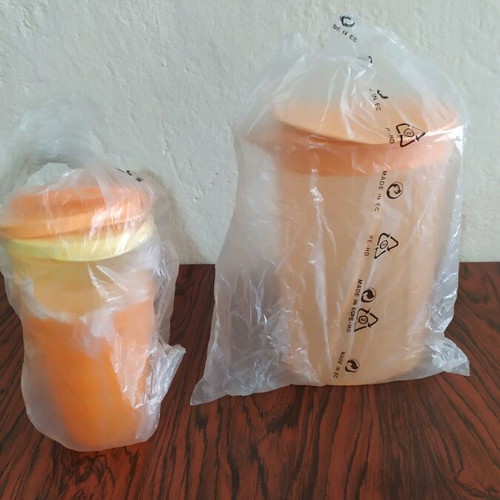 Tupperware jug 1L with 3 cups 330ml new