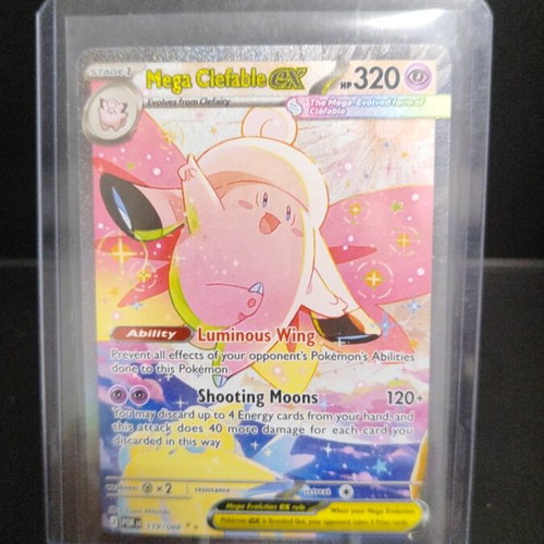 Mega Clefable EX 119/088 SIR Pokemon card