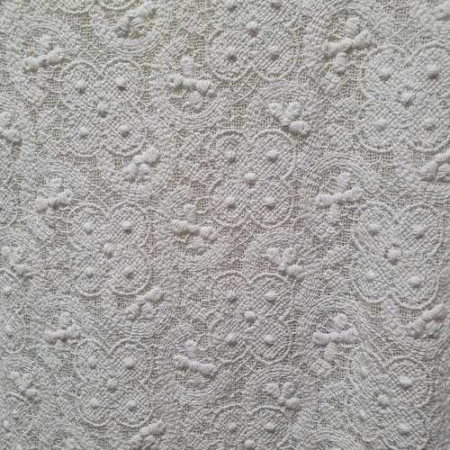 See By Chloe dress used, guipure lace, size 44, white