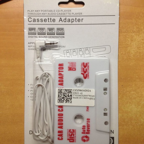 Car Cassette Adapter new in packaging