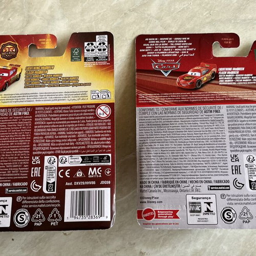 Disney Pixar Cars Lightning McQueen Race & Rescue and FLM26 set of 2 new