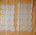 Handmade table linens set in good condition