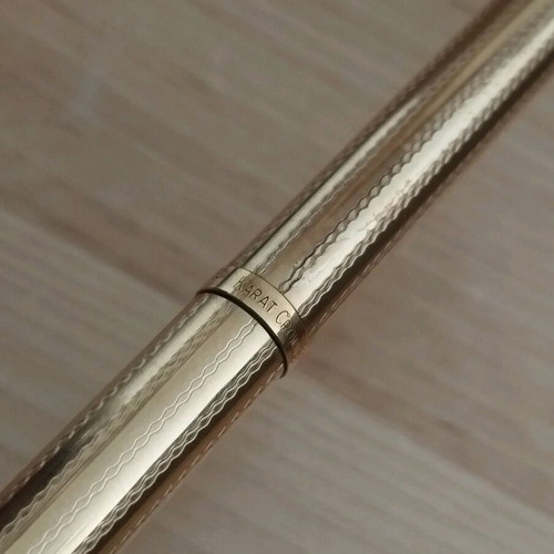 Kreisler vintage pen 18 karat gold electroplated new