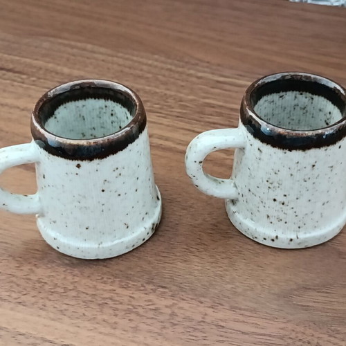 Vintage German shot glasses set of two, new