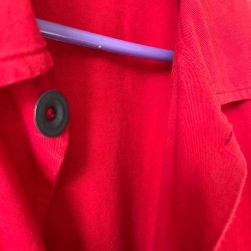 Unisex spring jacket red like new, cotton