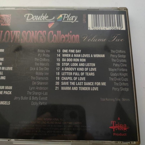 The LOVE SONGS Collection Volume Two CD like new