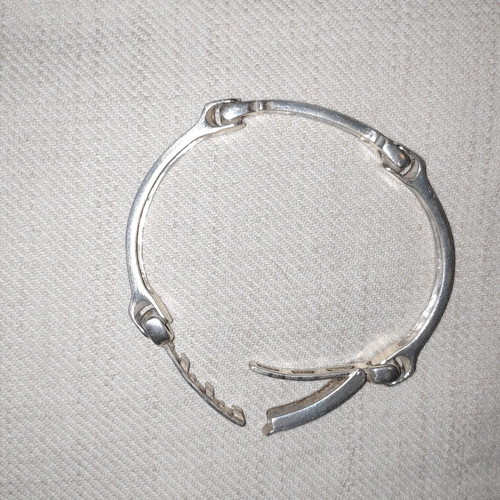 Silver vintage 1997 men's bracelet like new, handmade 925