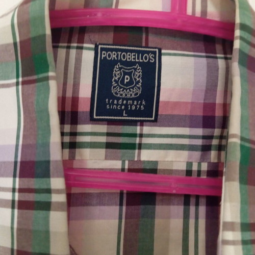 Men's plaid shirts like new multicolor size L Portobello's