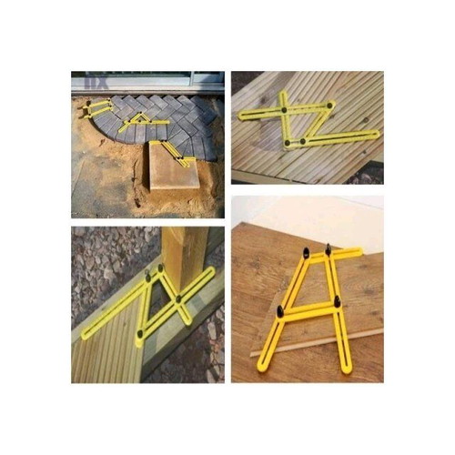 Angle tool multifunctional ruler plastic new