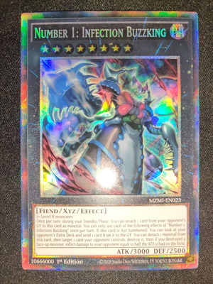 Number 1: Infection Buzzking Yu-Gi-Oh! card like new