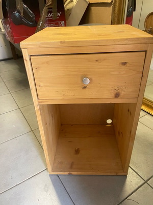 Wooden handmade nightstand new