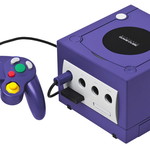 Nintendo Gamecube console purple used