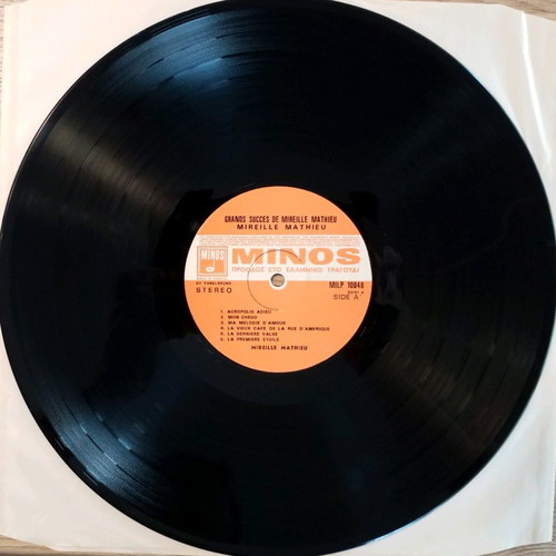 Mireille Mathieu Les Grandes Chansons vinyl record used, pop