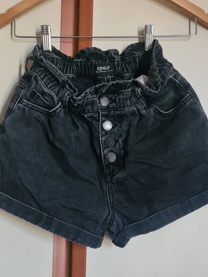 Only women's shorts like new, black-gray, size XS