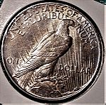  SILVER 1 Dollar 1924 "Peace Dollar" .@@3