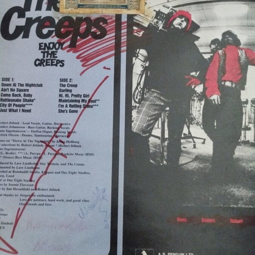 The Creeps Enjoy The Creeps LP άλμπουμ, ροκ