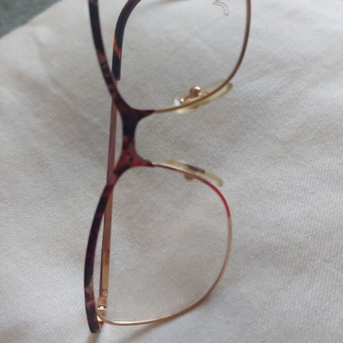 Nazareno Corsini vintage eyeglass frame like new, gold with tortoise shell