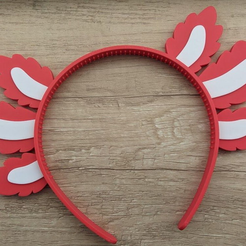 Axolotl Hairband made to order, multicolor