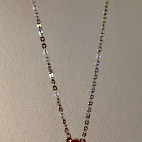 Swarovski necklace new, silver