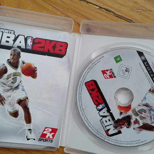 NBA 2K8 PlayStation 3 game used, complete with manual