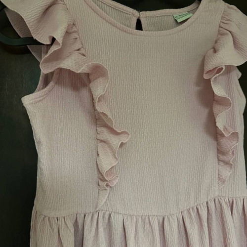 LC Waikiki dress 8-9 years pink with ruffles like new