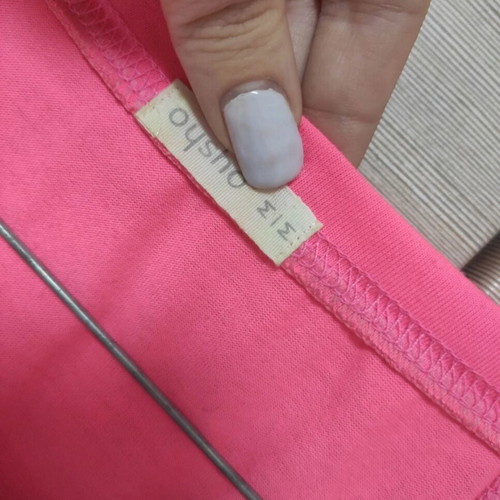 Oysho Bob Squarepants sleeveless women's top pink like new