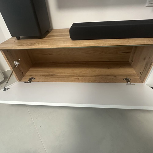 TV unit set with shelf and side cabinet