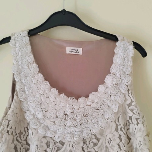 Molly Bracken mini dress like new, beige, size M