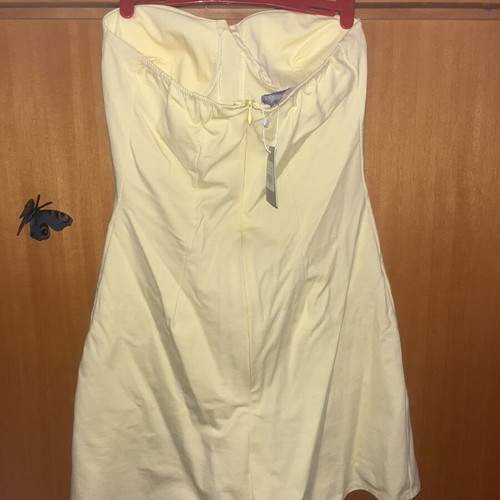 Mini banana strapless dress, size S/M, new with tags