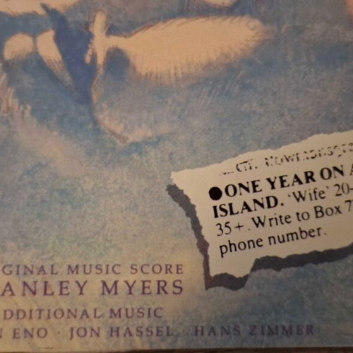 Castaway vinyl soundtrack like new, pop