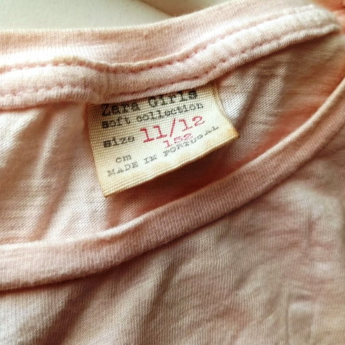 Women’s set shorts and short-sleeve t-shirt used, pink