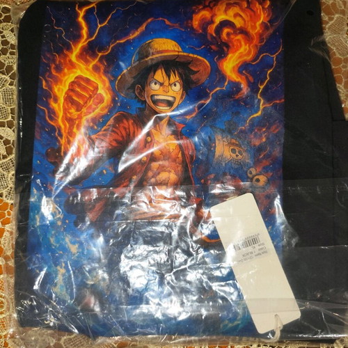 T-shirt black new with One Piece theme, size XL