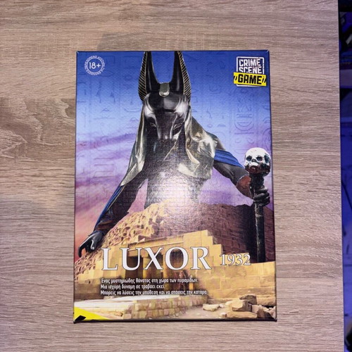Crime Scene “Luxor” board game like new, difficulty 4/5