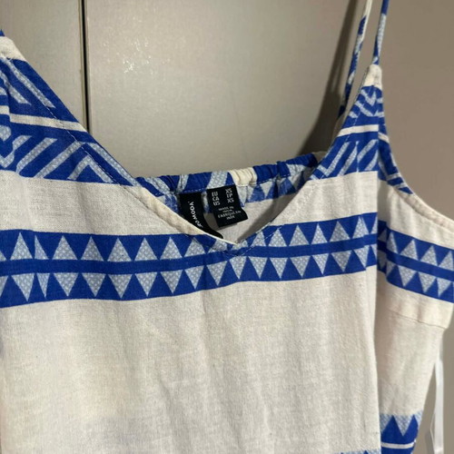 Promoda summer dress like new, size XS/S, white and blue