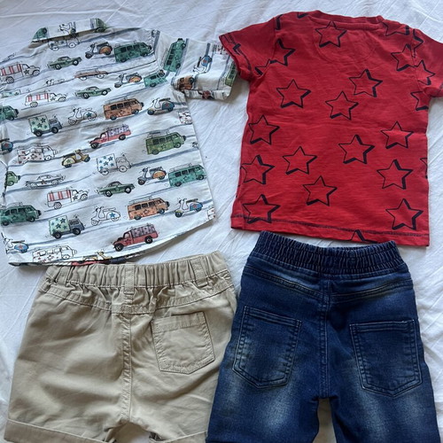 Baby boy clothes set like new, 9-12 months, 4 pieces