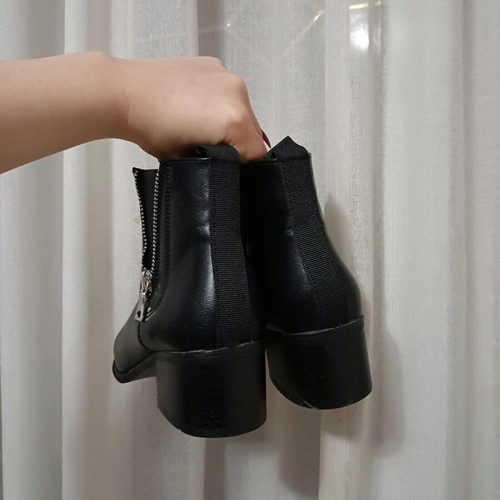 Bellucci black women's ankle boots used, size 37, with zippers